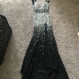 Beautiful rhinestone gown